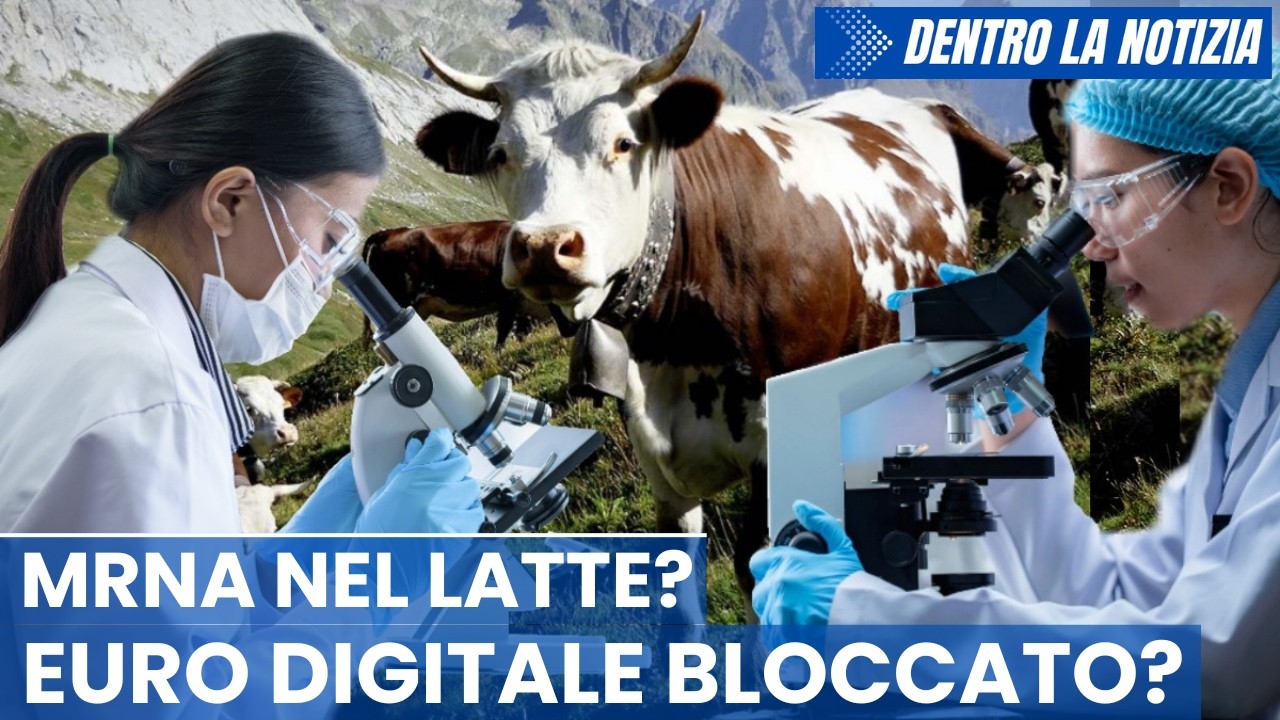 Studio mRNA in mucche da latte! Interrogazione alla Commissione UE per abbandonare l'euro digitale..