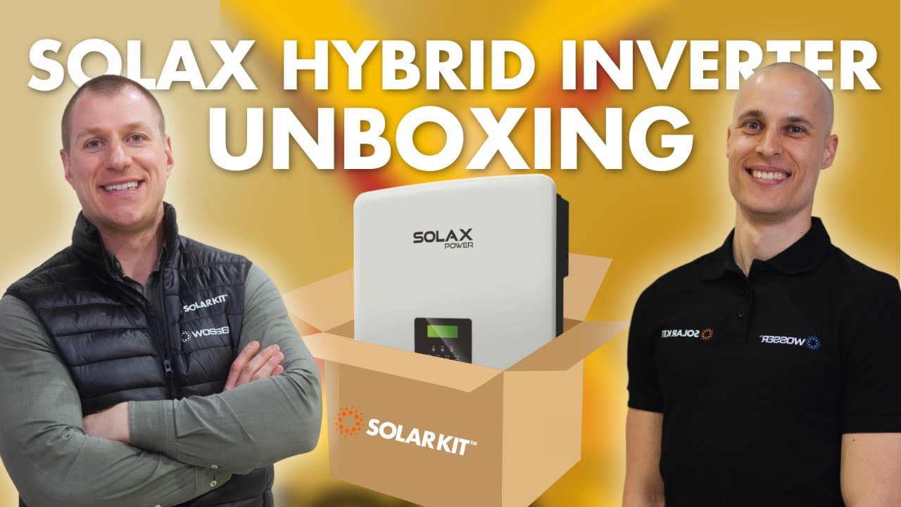 UNBOXING SolaX X3-Hybrid-8.0-D PV inverter - SOLARKIT
