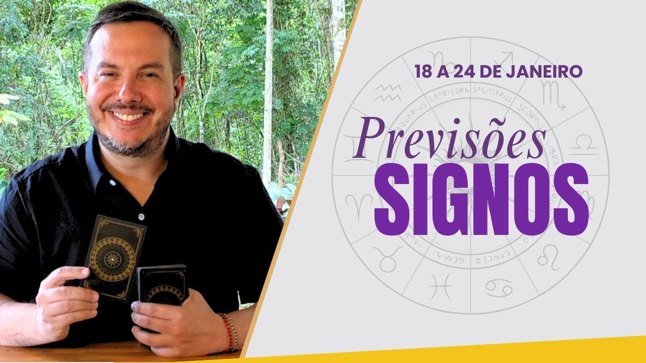 PREVISÕES DOS SIGNOS - 18 a 24 JANEIRO 2026 | André Mantovanni