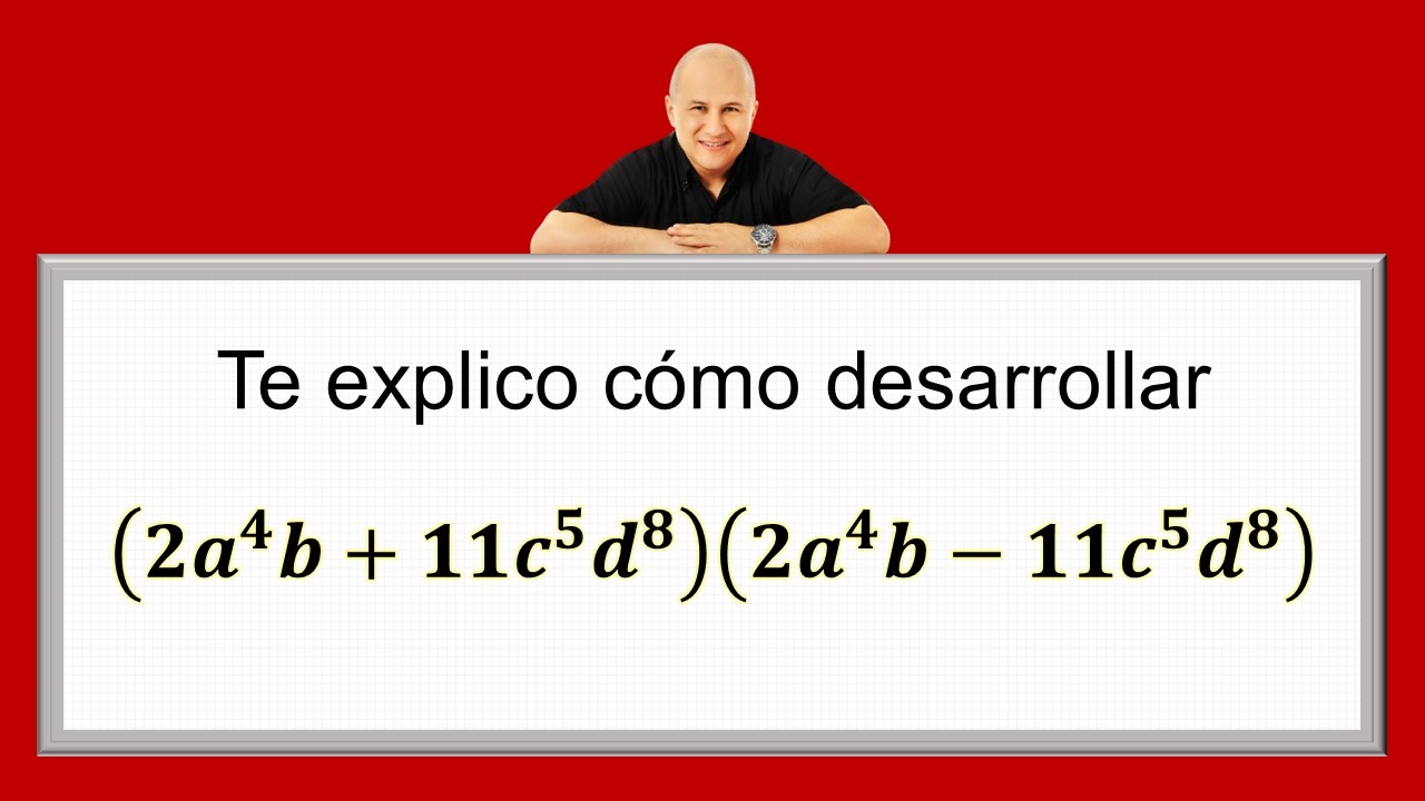 Productos notables: suma por diferencia | Ej. 2 #julioprofe