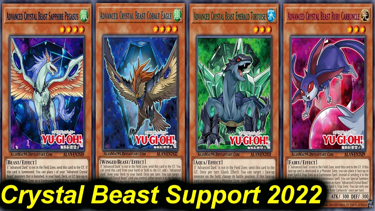 【YGOPRO】ADVANCED CRYSTAL BEAST DECK JUNE 2022 - NEW SUPPORT!!!