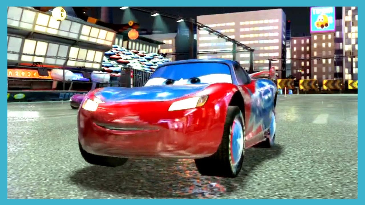 PS3 Cars 2 The Video Game DAREDEVIL MCQUEEN vs CHUKI By Disney Cars Toy Club