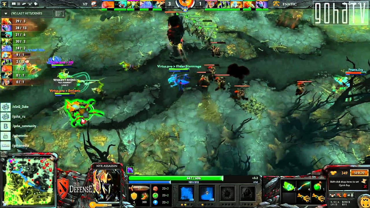 Virtus.Pro vs Fnatic.eu | The Defense 3 Гранд-Финал игра 1