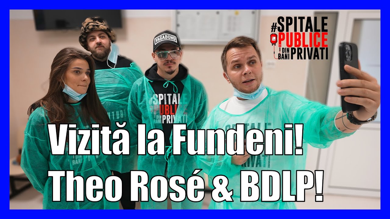 Theo Rose si BDLP in vizita la Spitalul Fundeni