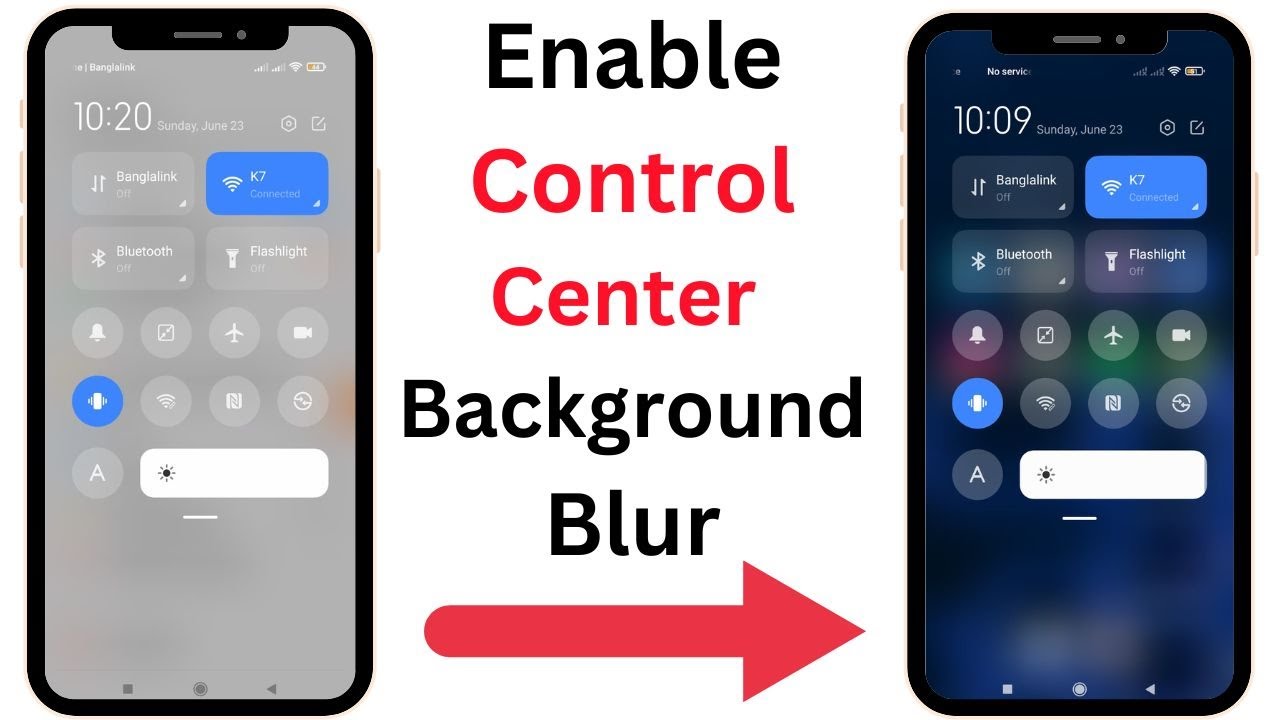 Control Center Background Blur | Enable Control Center Blur Effect in Any Mi Phone