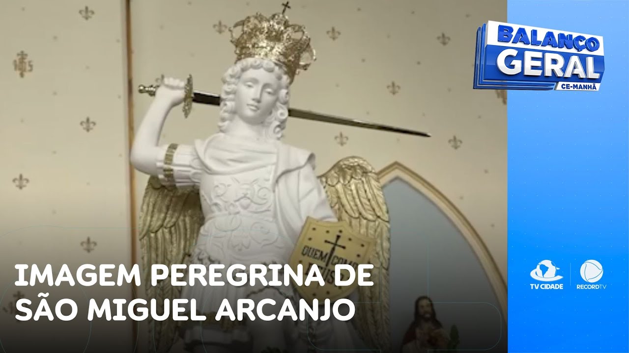 Imagem peregrina de São Miguel Arcanjo marca abertura da Quaresma | Balanço Geral CE Manhã