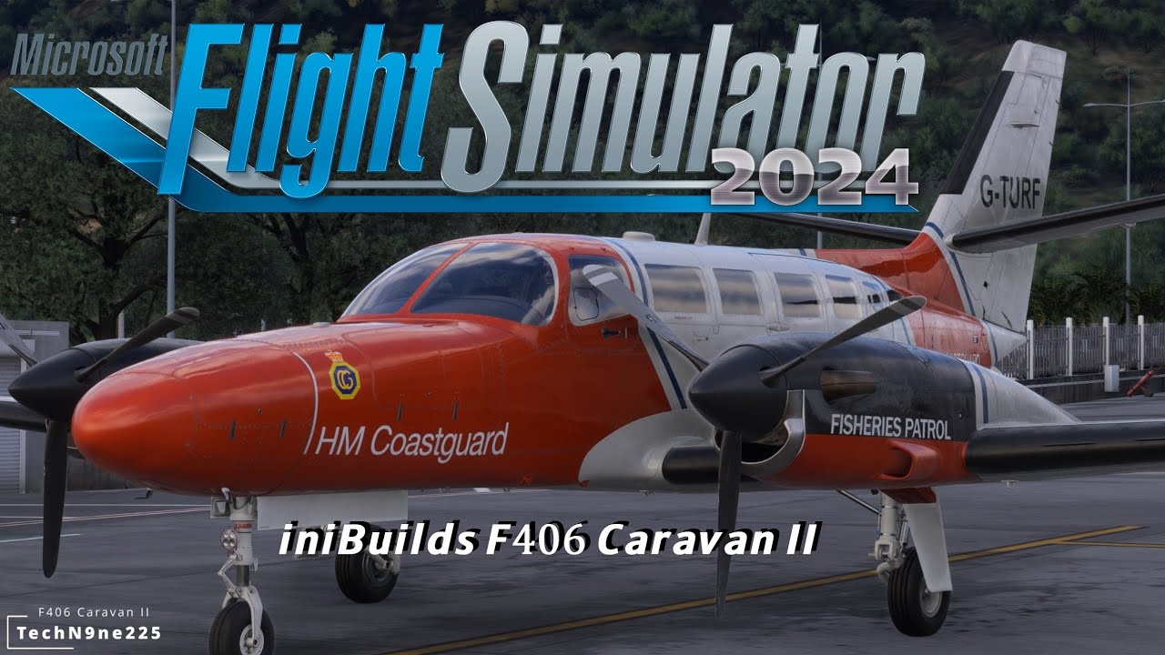 iniBuilds F406 Caravan II at St. Barths (SLM Sim Designs) | Startup & Landing | MSFS 2024 | PC