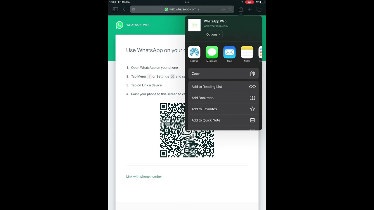 how to get WhatsApp on iPad iOS