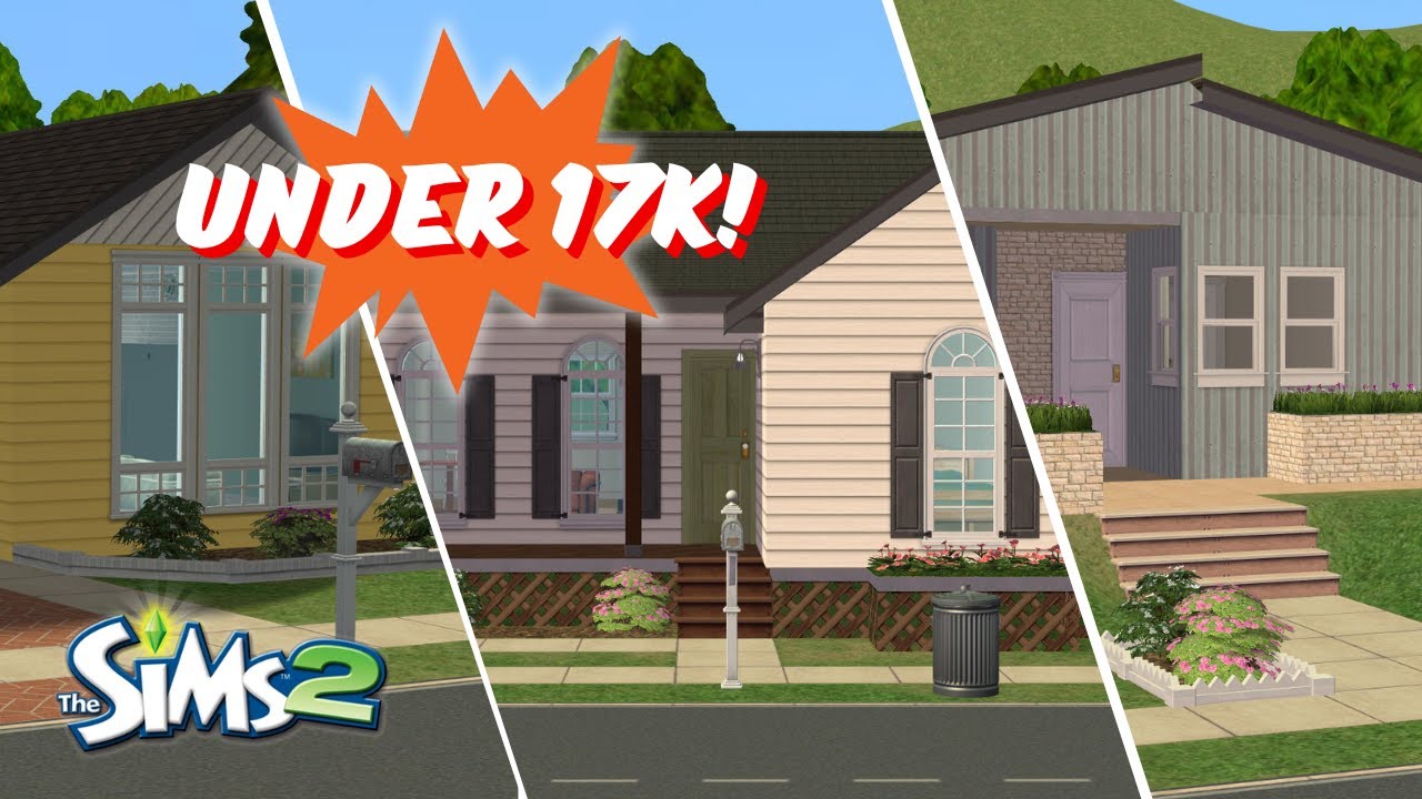Давайте построим 3 дома для начинающих! Корнер-Хилл-Драйв: The Sims 2 Скоростная сборка