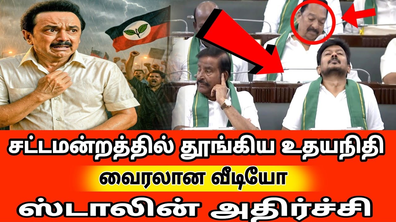 சட்ட பேரவையில் குறட்டை சிக்கிய உதயநிதி  | udhayanithi vs annamalai |