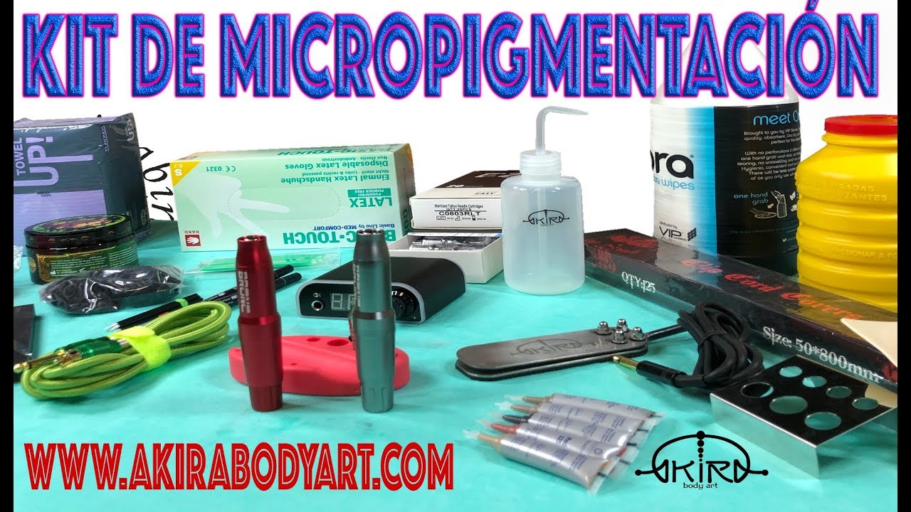 KIT de PRODUCTOS para MICROPIGMENTACIÓN | MICROBLADING | Akira Body Art