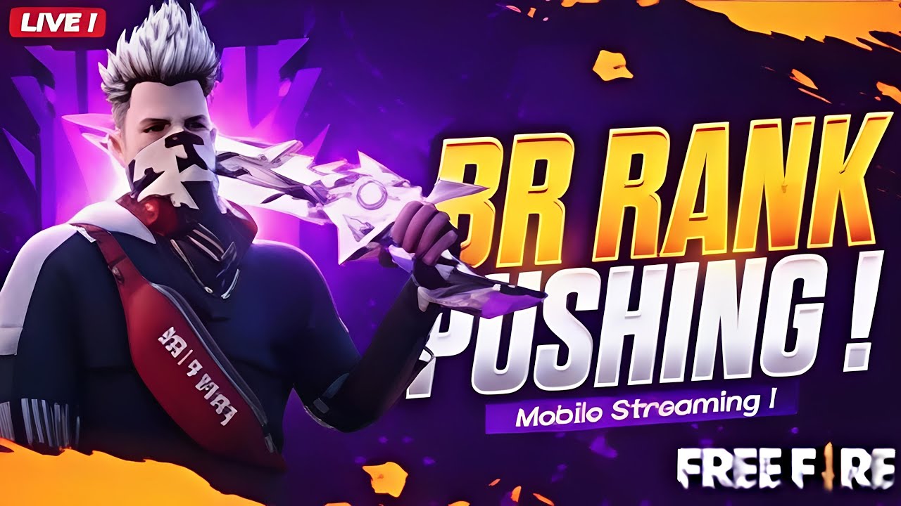 BR RANK PUSH LIVE 🔴 GAMEPLAY 🎮