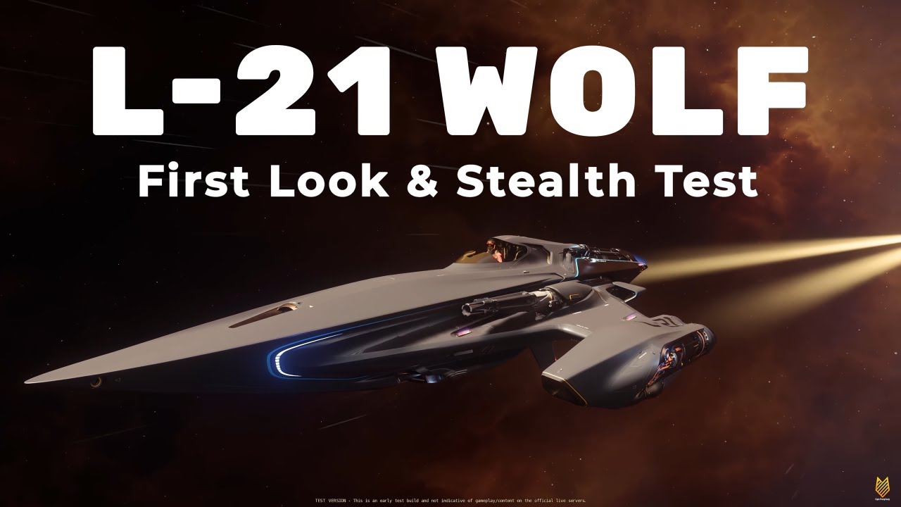 L-21 WOLF: First Look & Stealth Test - Can It Be A Stealth Fighter? | Star Citizen Wolf-1 [4k]