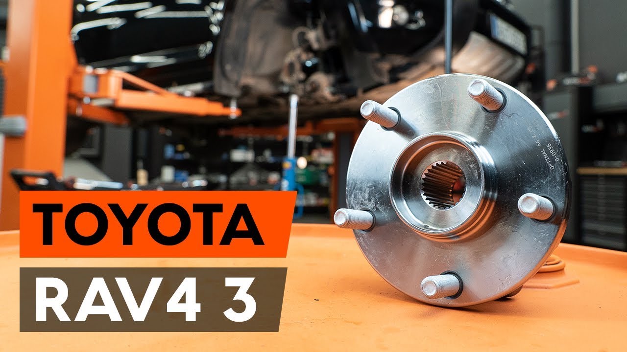 Så byter du fram hjullager på TOYOTA RAV 4 3 (XA30) [AUTODOC-LEKTION]
