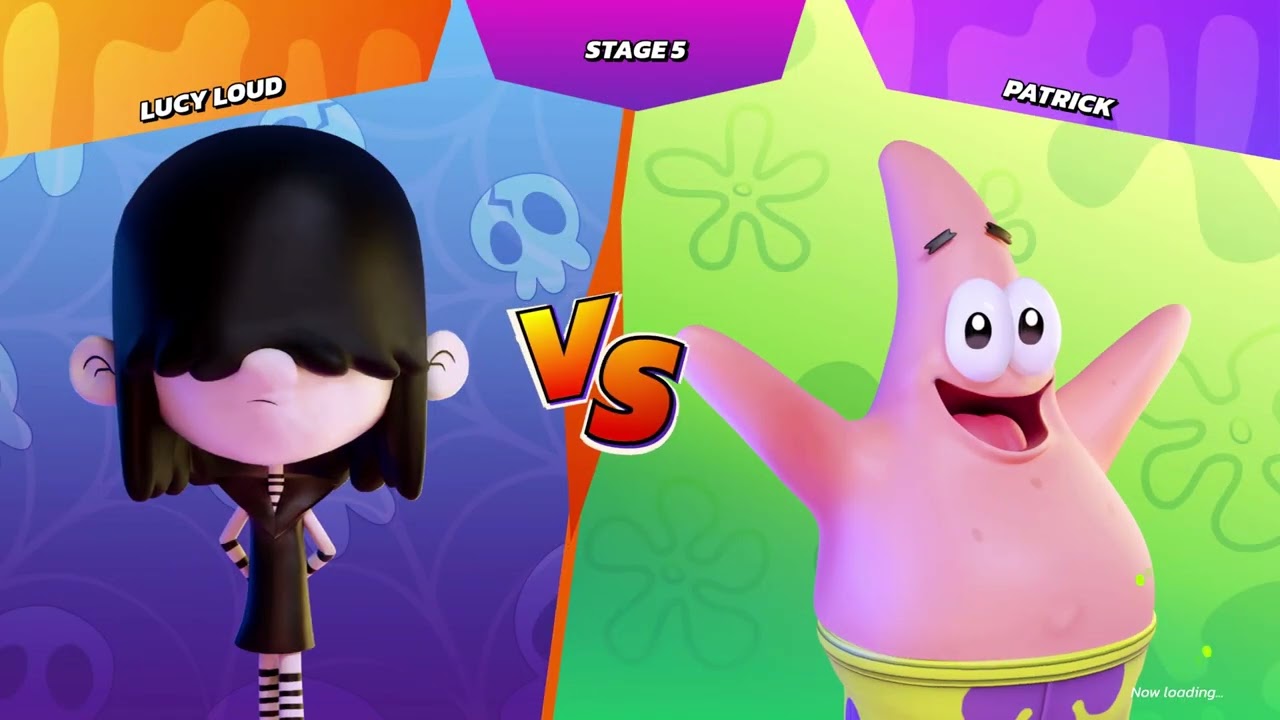 Nickelodeon All-Star Brawl  (Arcade Mode - Very Hard) Lucy Loud Gameplay