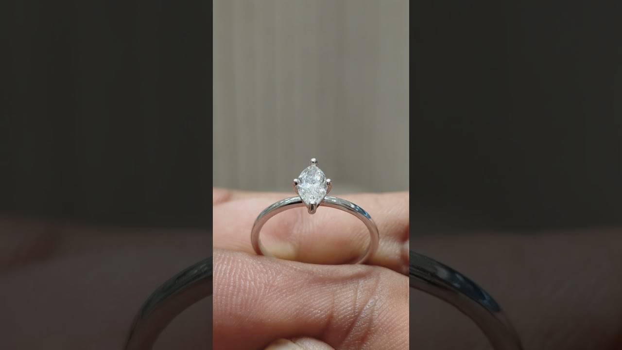 marquise shape natural diamond ring 