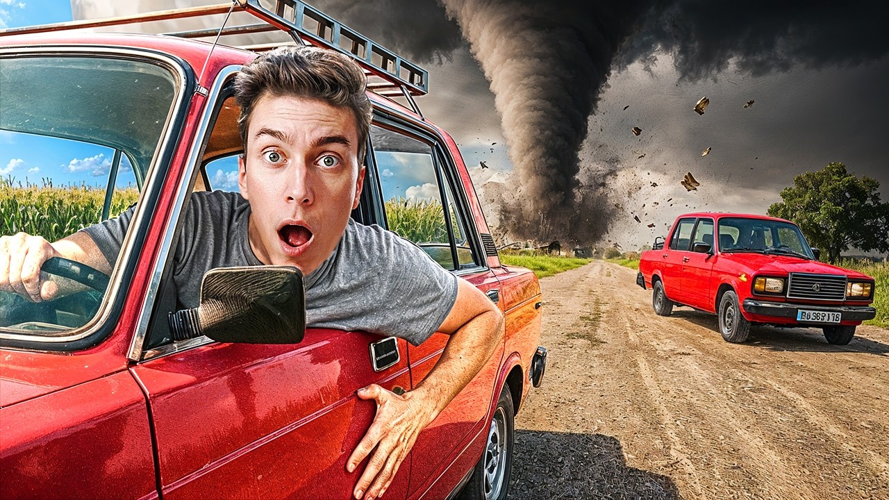 Мы Попытались СБЕЖАТЬ от МЕГА ТОРНАДО! (BeamNG.drive)