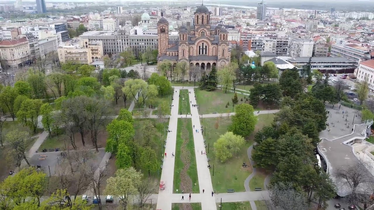 TA&Scaron;MAJDAN - BEOGRAD   DRON 4K