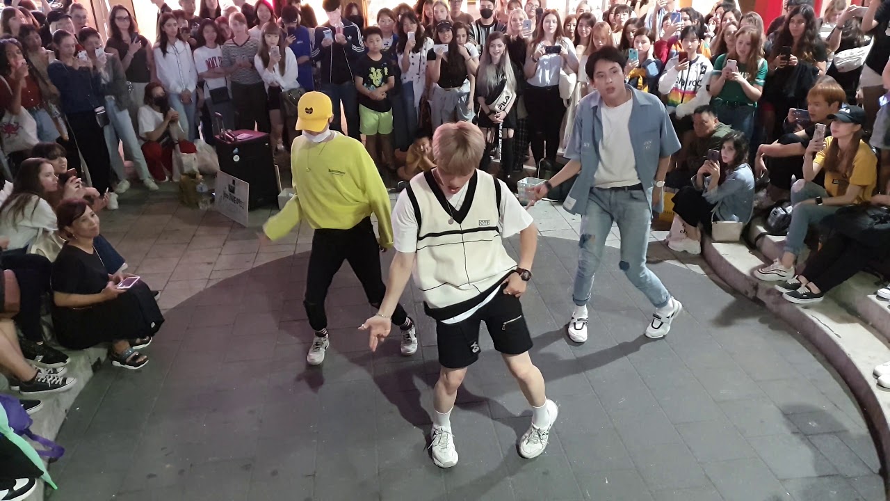 유원(YooONE),강레오(KangLeo),호용(HoYong)/ Love Shot-엑소(EXO) 20190711 홍대(HongDae) Busking