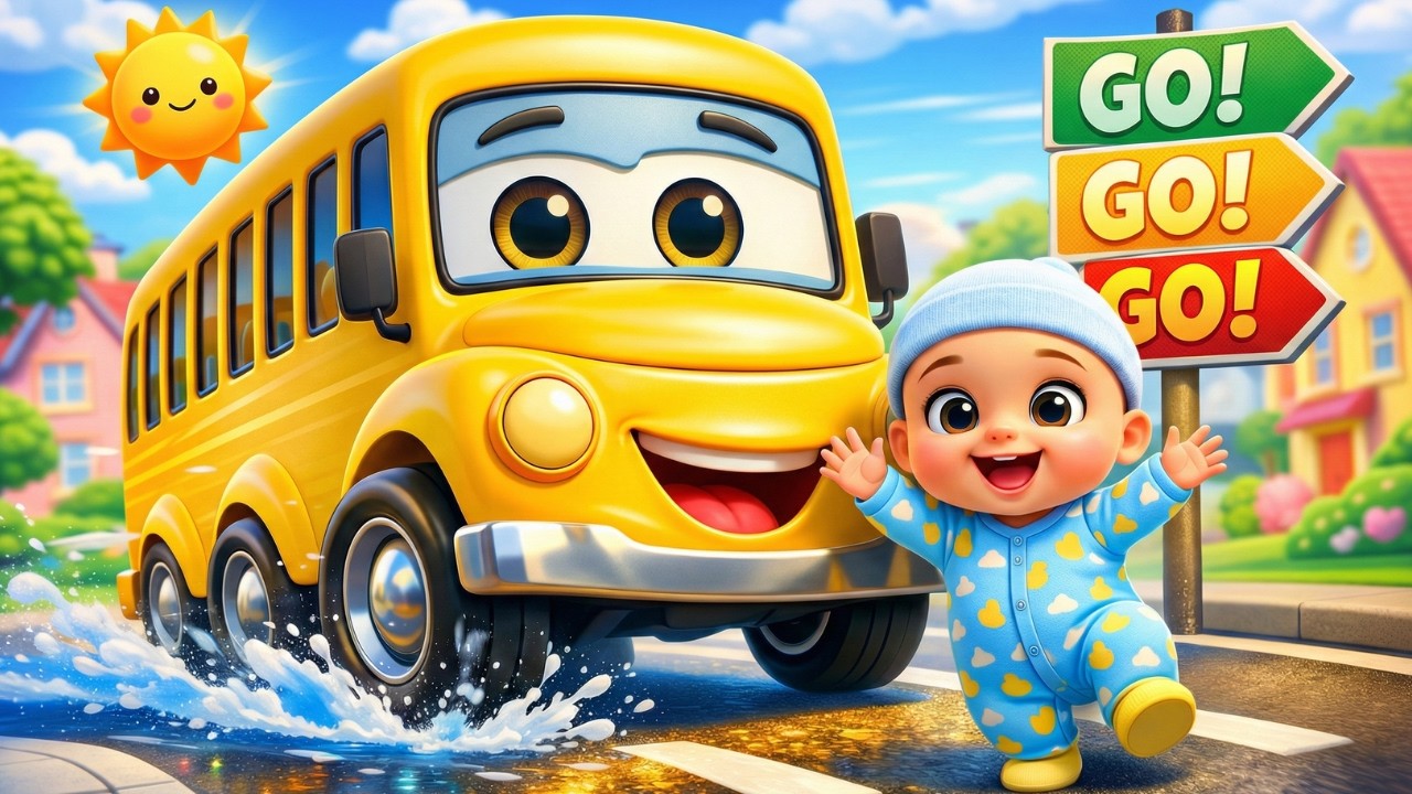 Wheels on the Bus Go Round & Round 🚌🎶 | Kids Songs & Nursery Rhymes | Zanty Zup!