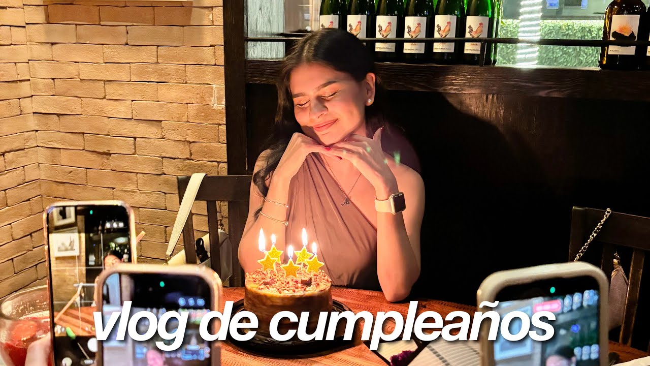vlog de cumpleaños 🍰 ⋆˙⟡ (comida con mi familia, cafetería, fotos, cena con amigas)