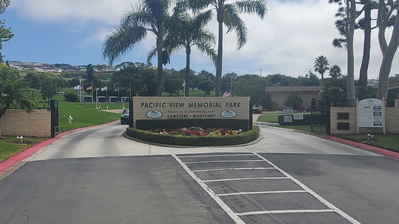Famous Celebrities/People's Graves at Pacific View Memorial Park in Corona Del Mar, California.
