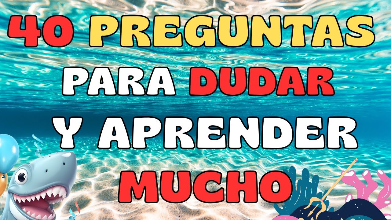 40 PREGUNTAS TRIVIA PARA DUDAR UN POCO Y APRENDER MUCHO/SIN OPCIONES 🤩🧠💪   #quiz #trivia #preguntas