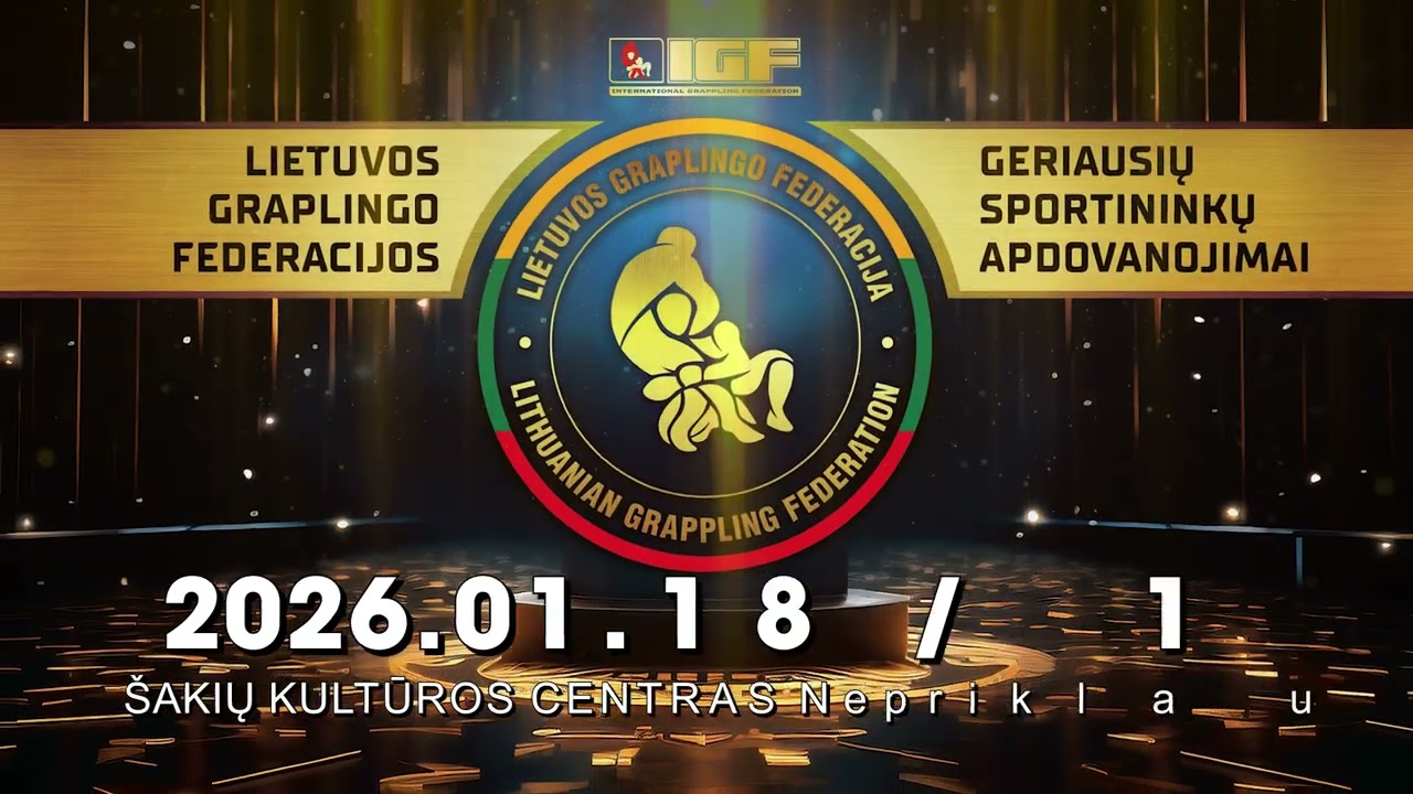 2026 01 18 Lietuvos graplingo federacijos geriausių sportininkų apdovanojimas