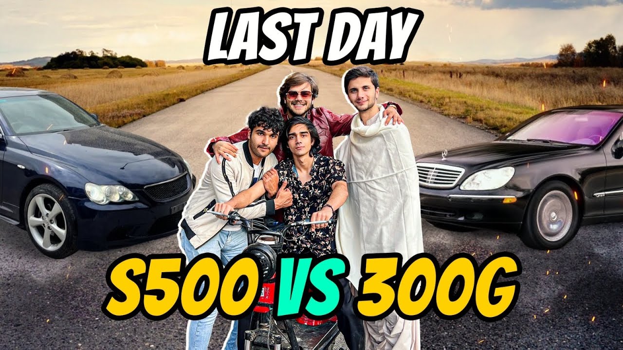 Last Day In Islamabad🥺 | 1 Car Aur Mere 4 Yaar❤️‍🩹| S CLASS VS MARK X🥵| ISB ✈️ KHI | Aadi Vlog