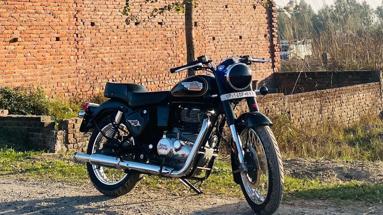 Royal Enfield ￼Bullet battalion, black 2026 | Lana Sai Hai #bullet #battalionblack #rahman 