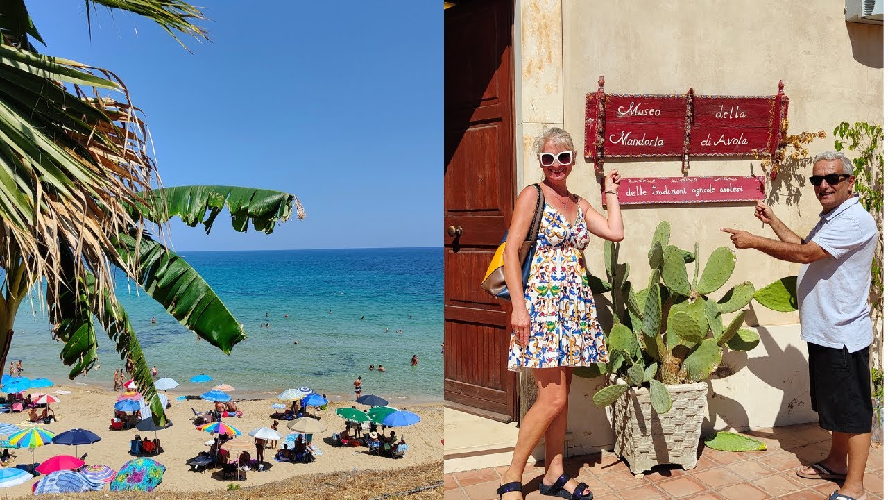 Almond Museum, BEST beaches, inside churches in AVOLA, Siracusa