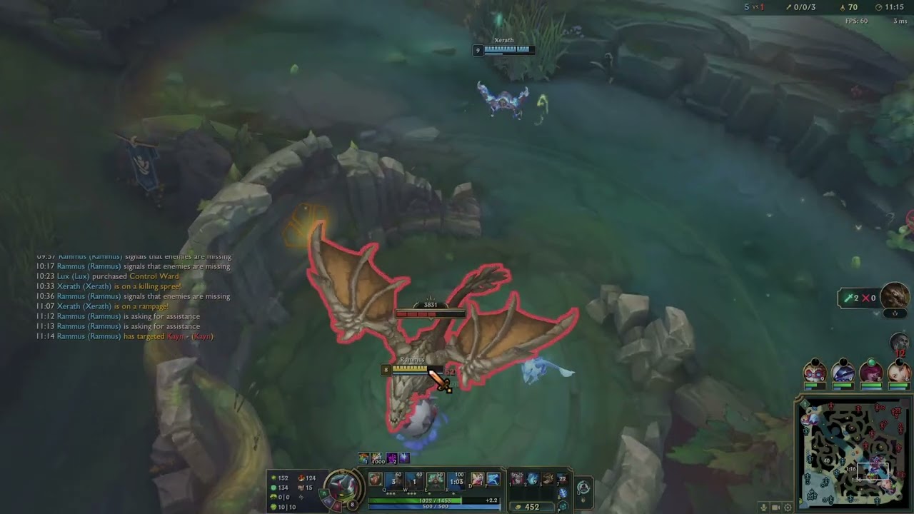Rammus Ronystark - vs Lilia JG Gapping - E3 OCE S26.05