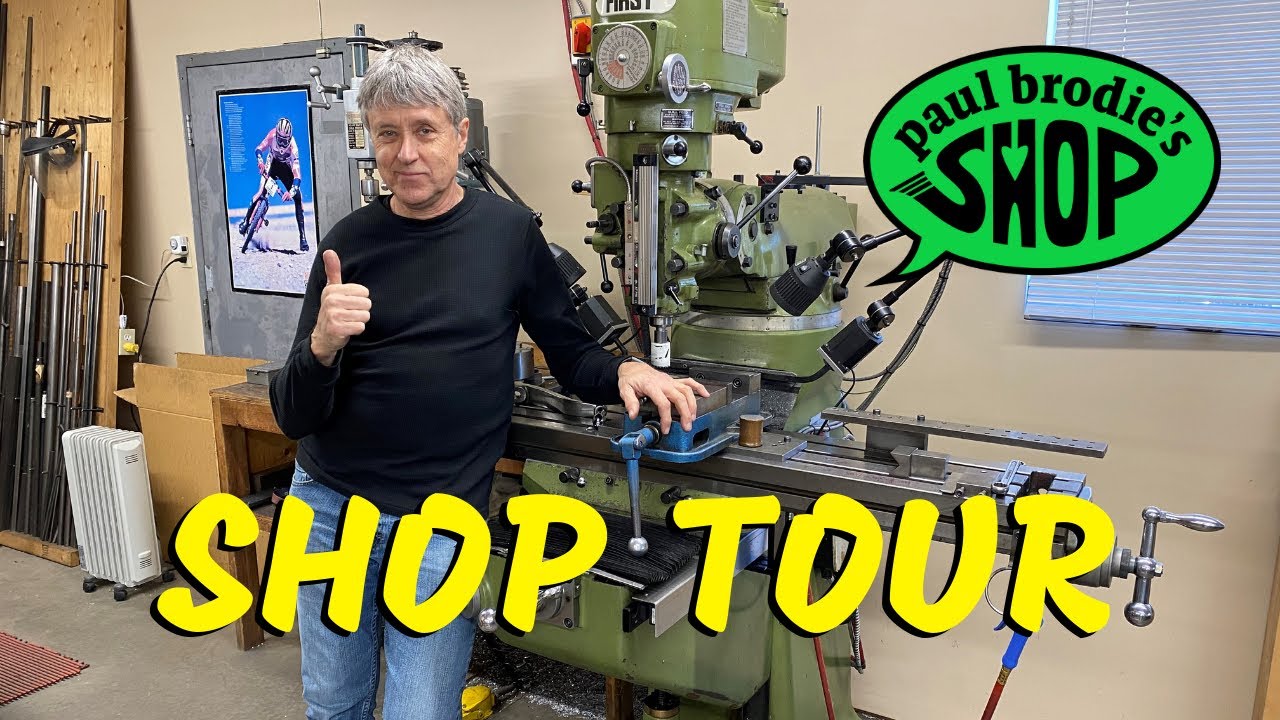Shop Tour! Motorcycles, tools, and essential framebuilding jigs - with Paul Brodie
