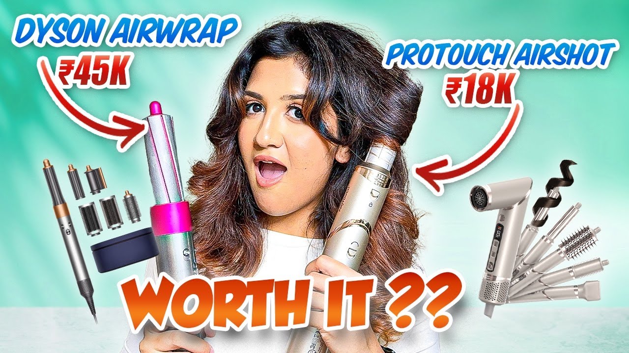 Protouch Airshot ₹18K vs Dyson Airwrap ₹45K: Worth It? @madhushreee