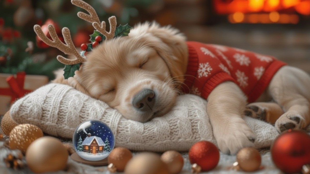 24 Hours of Relaxing Music🐶Deep Sleep Puppy Calm Music🐶🎵Dog Separation Anxiety Music #dogmusic