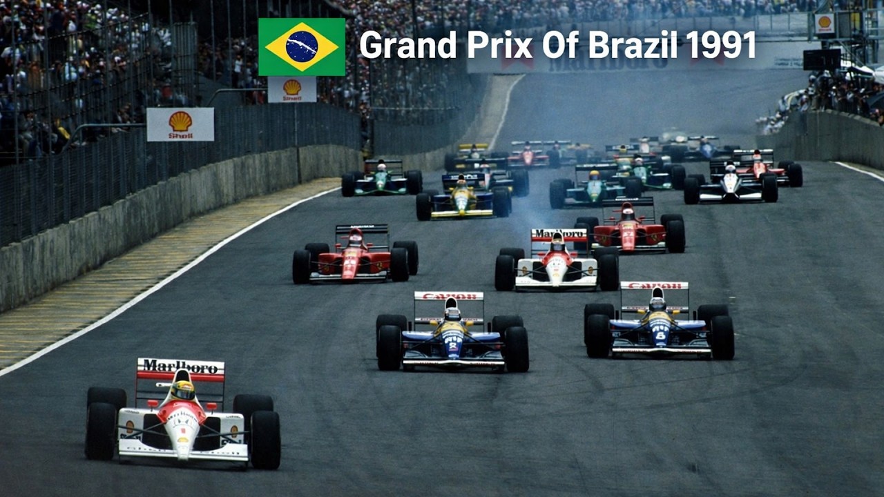 1991 Brazilian Grand Prix | Formula 1 Classic | BBC Broadcast