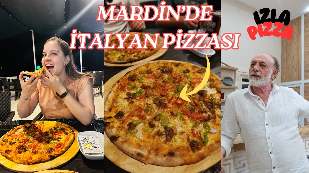 MARDİN MİDYAT'TA SÜRYANİ PİZZA KÖYÜ'NE GİTTİK | İZLA PİZZA 🍕