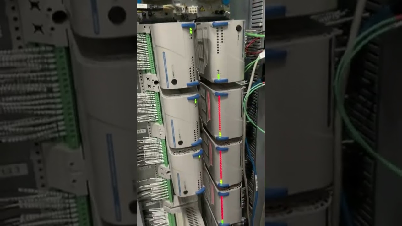 Example of Remote IO Cabinet for Ovation OCR1100 By Emerson (DCS)