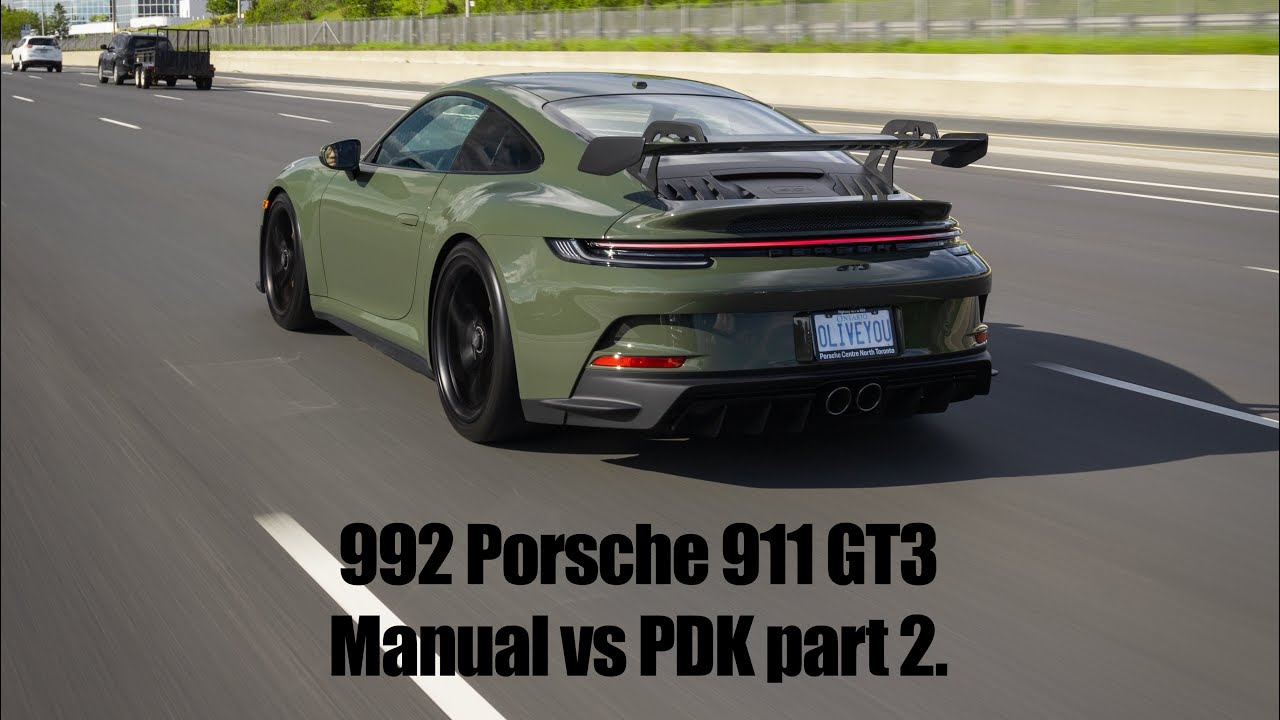 992 Porsche 911 GT3 PDK vs Manual Full Review part 2.