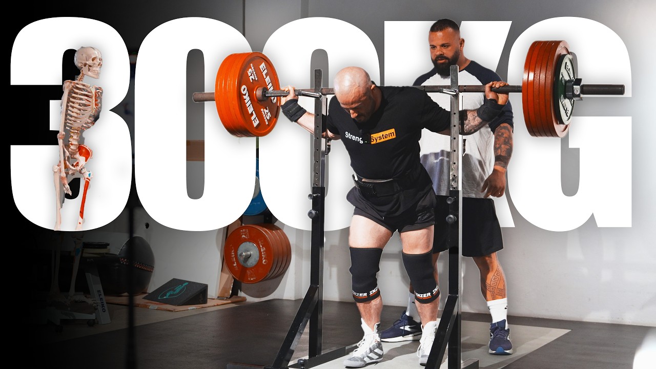 300kg Squat at 43 Years Old | Full Heavy Day
