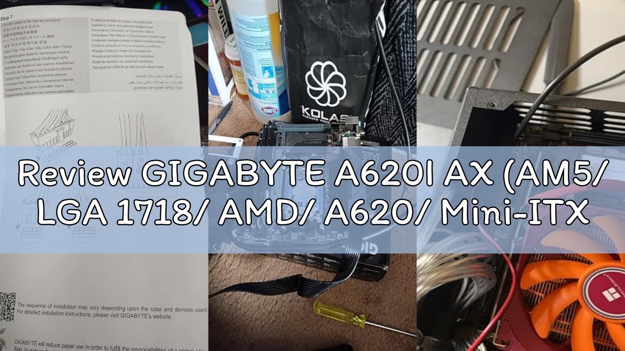 Review GIGABYTE A620I AX (AM5/ LGA 1718/ AMD/ A620/ Mini-ITX/ 5-Year Warranty/ DDR5/ Single M.2/ PCI