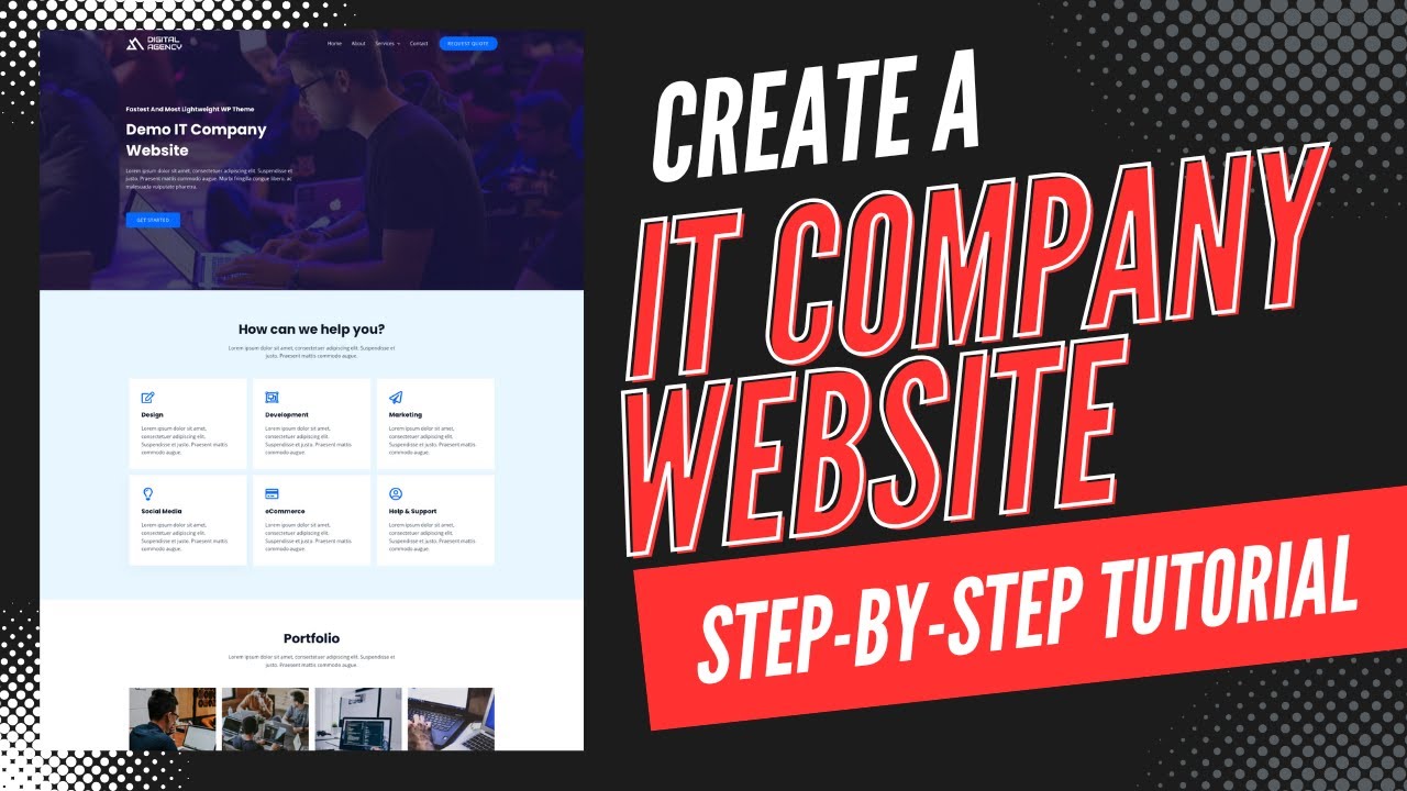 How To Create An IT Company Website in WordPress 🔥 - (IT Company Website Design Tutorial!)