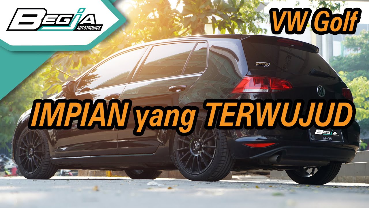 Hasil Pemasangan Audio dan Peredam Suara di VW Golf | 2 Way System