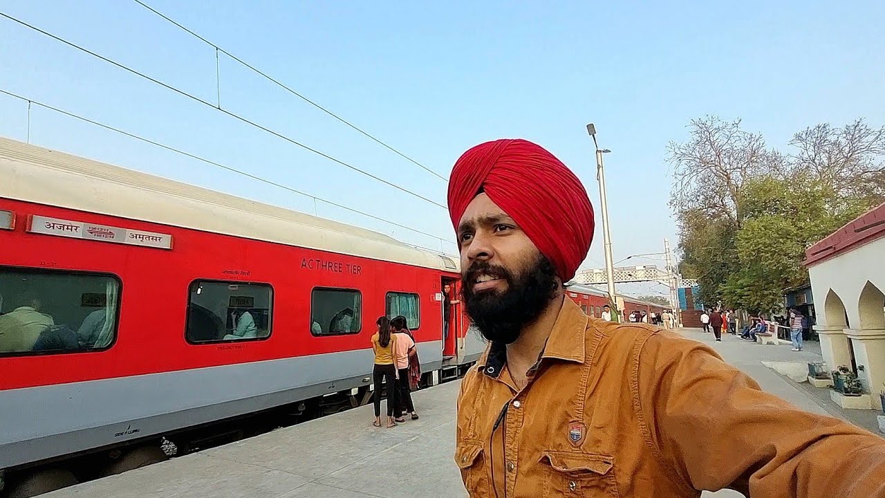 Journey to Ajmer In Amritsar-Ajmer Express Via Ferozpur. *Is Route Ne Bachpan ki Yaad Dila Di*