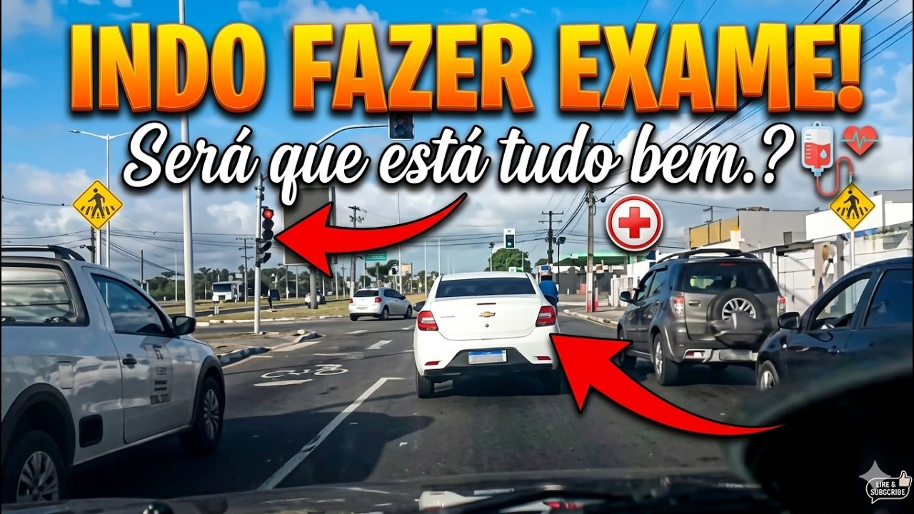 Indo a clinica no Centro de Camaçari-Ba fazer exame de saúde - Dez. 2025