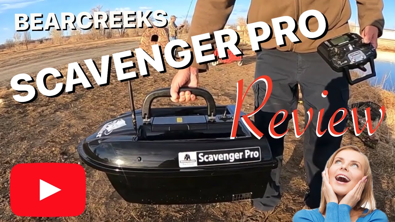 BEARCREEKS SCAVENGER PRO BAIT BOAT REVIEW! #carpfishing