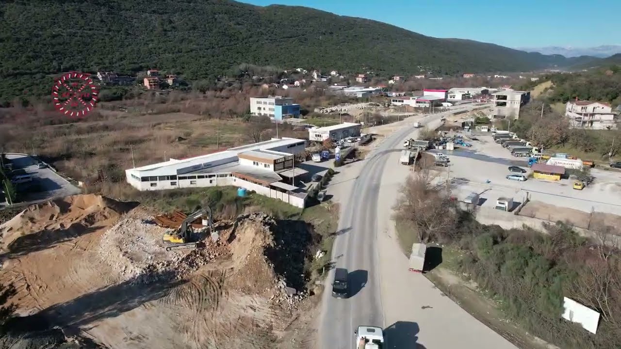 Radovi na rekonstrukciji puta M-2 dionica Tivat – Budva (Jaz)