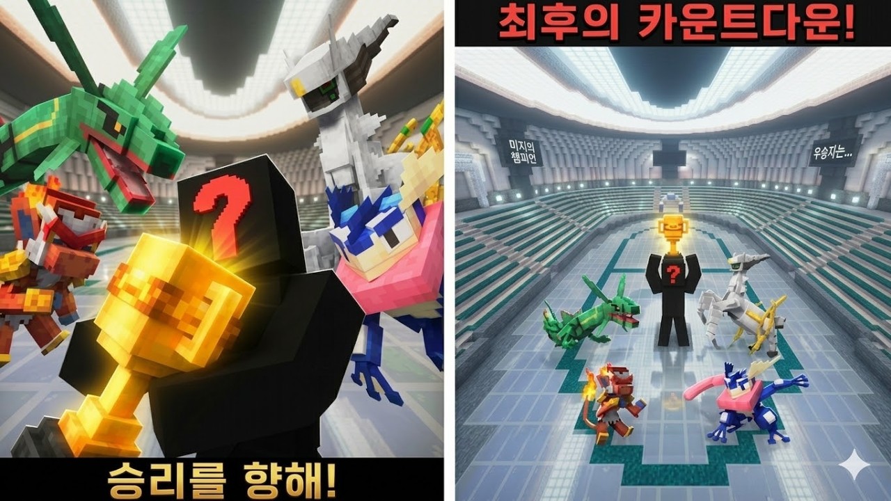 리그 우승자는 누구?!  [ 마켓몬 메가 에볼루션 : 12화 *완결* ]