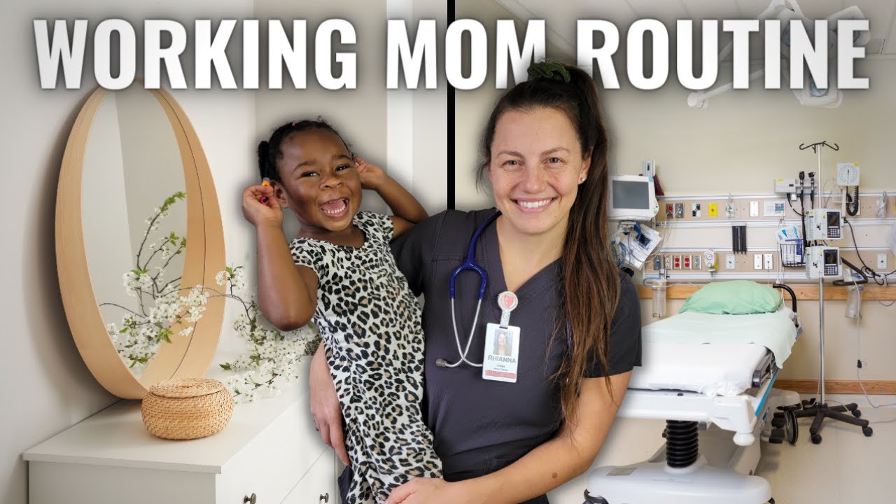 Распорядок дня работающей мамы | День из жизни медсестры!