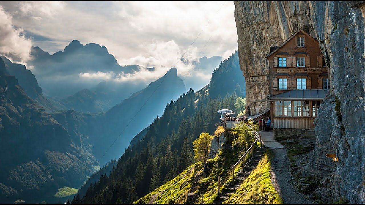 Aescher, the cutest mountain restaurant in Switzerland